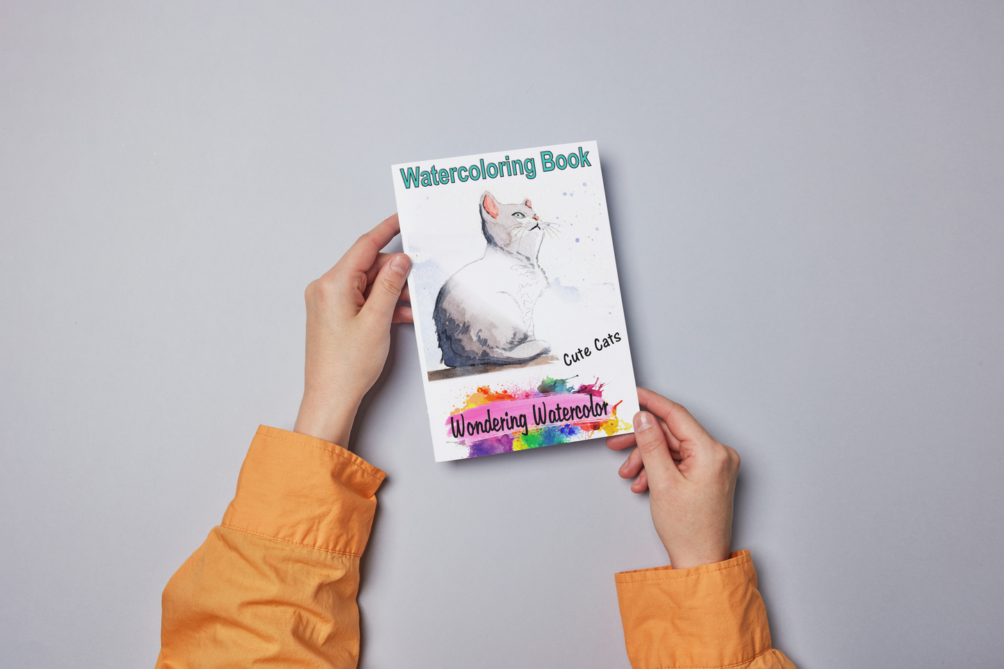 Cute Cat Watercolor Book – A Handmade Artistic Experience