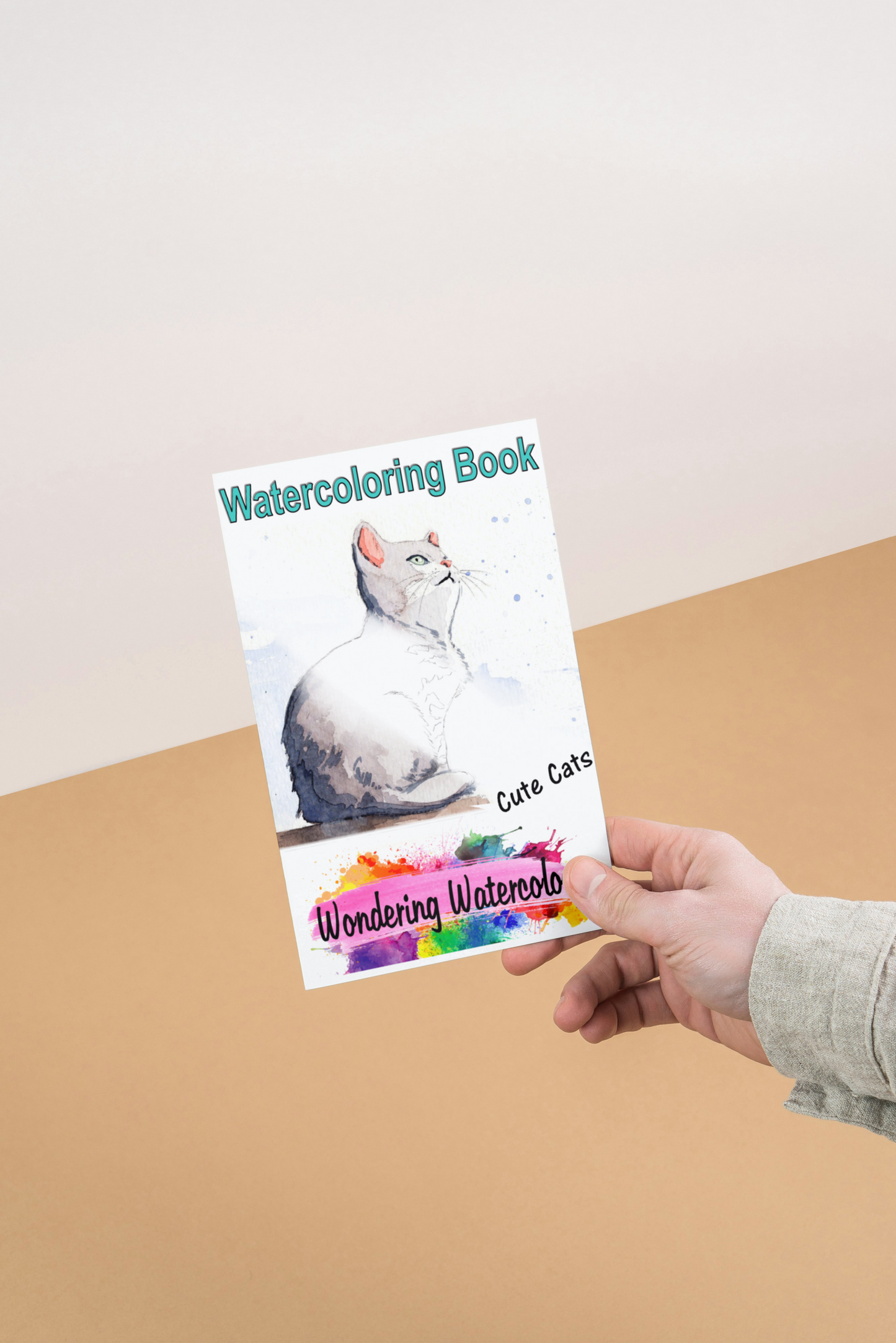 Cute Cat Watercolor Book – A Handmade Artistic Experience