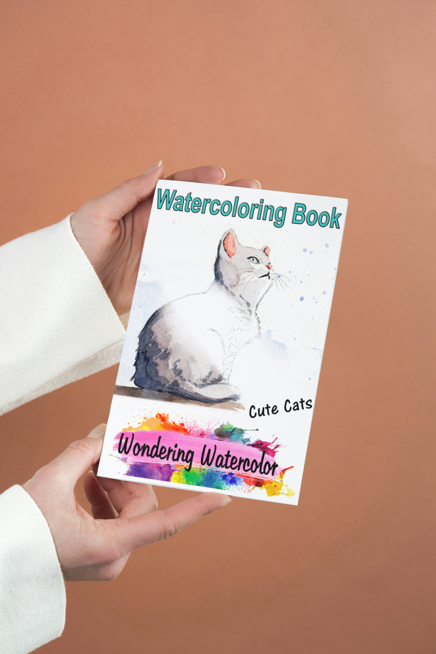 Cute Cat Watercolor Book – A Handmade Artistic Experience