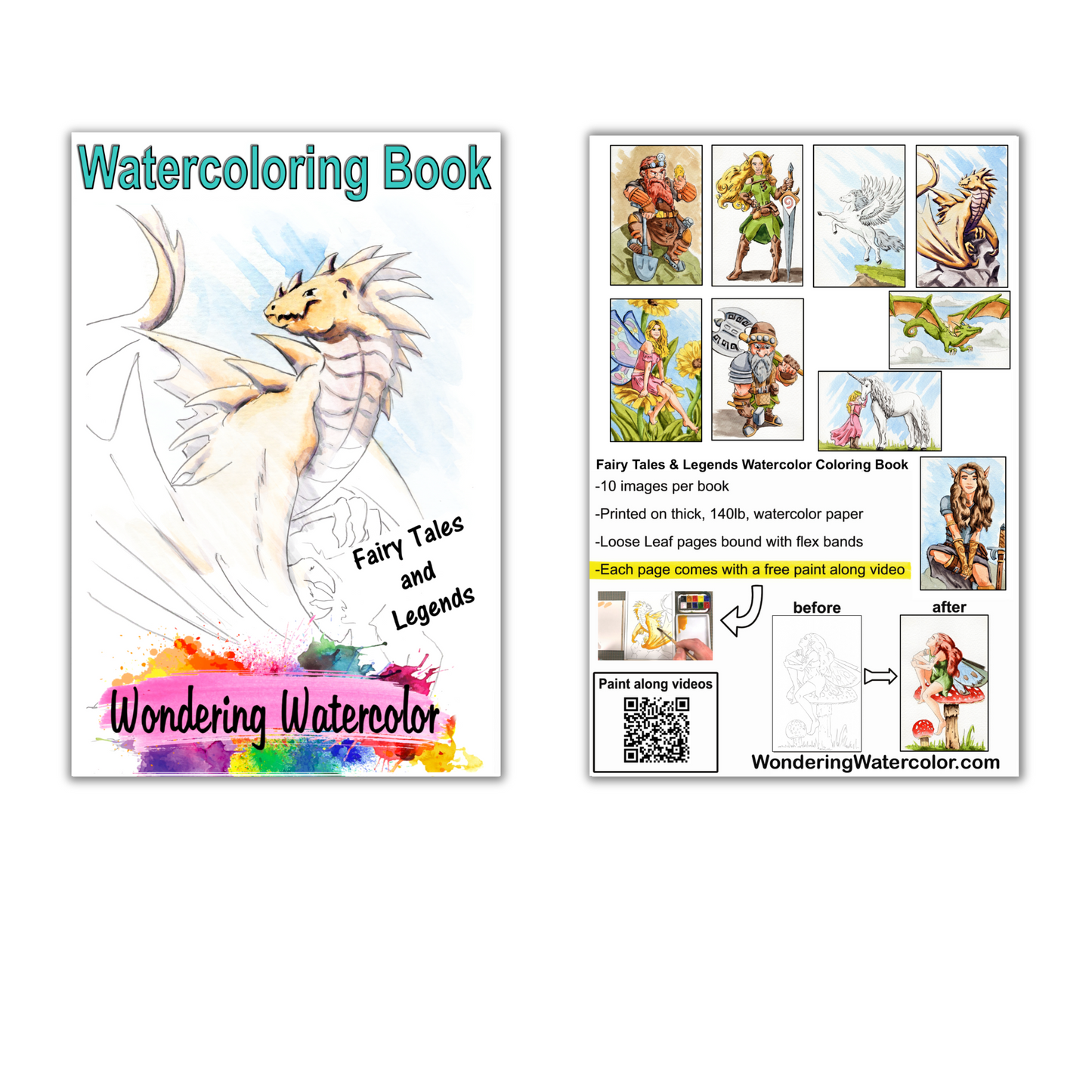 Fairy Tales & Legends Watercolor – Bring Magical Stories to Life!
