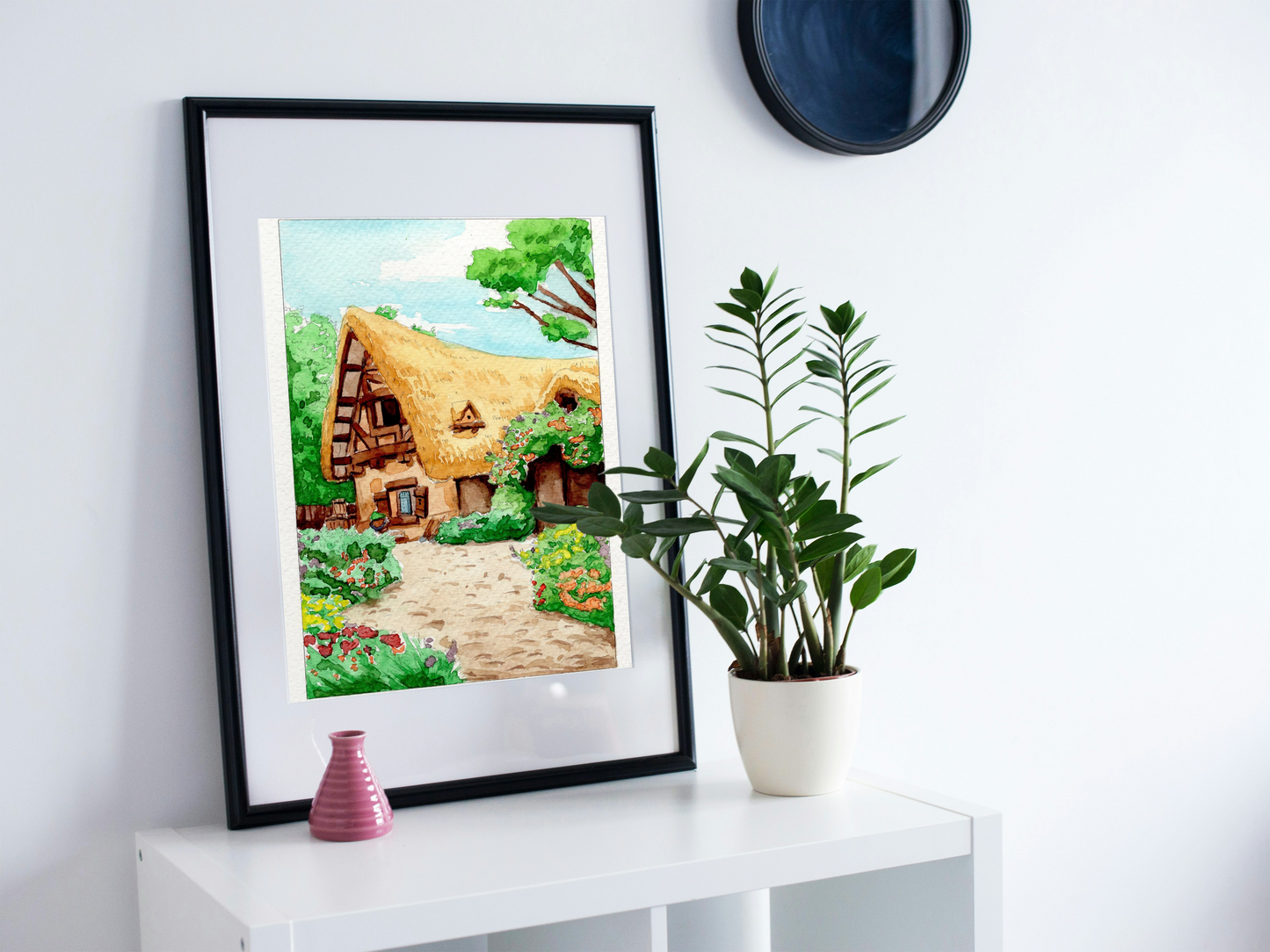 Quaint Scenery Watercolor Book β Relax, Paint & Escape