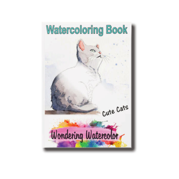Cute Cat Watercolor Book – A Handmade Artistic Experience
