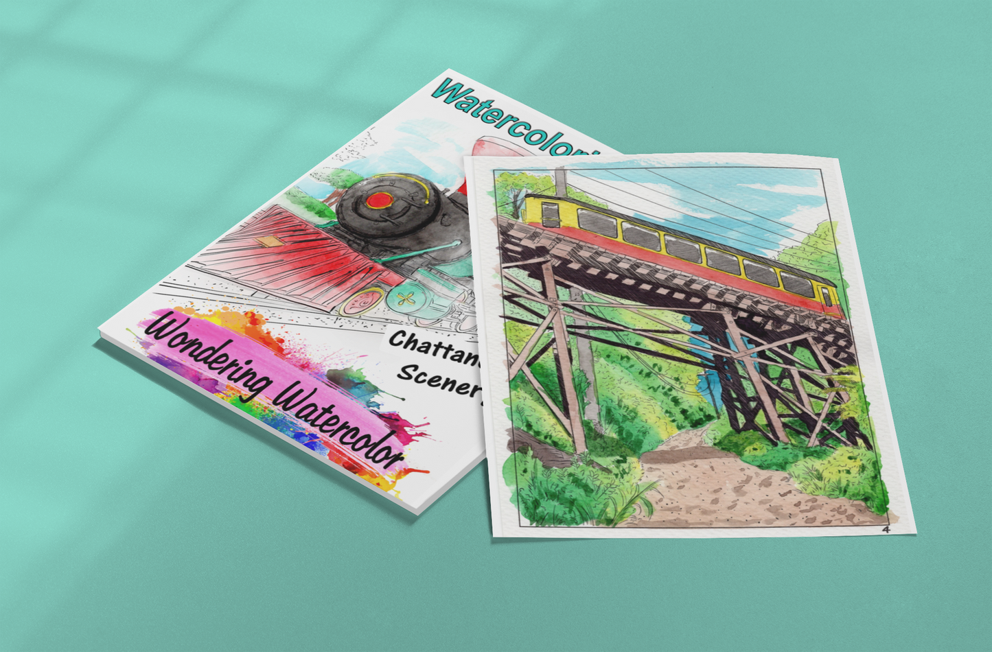 Chattanooga Scenery Watercolor Book – Paint Iconic Landscapes!