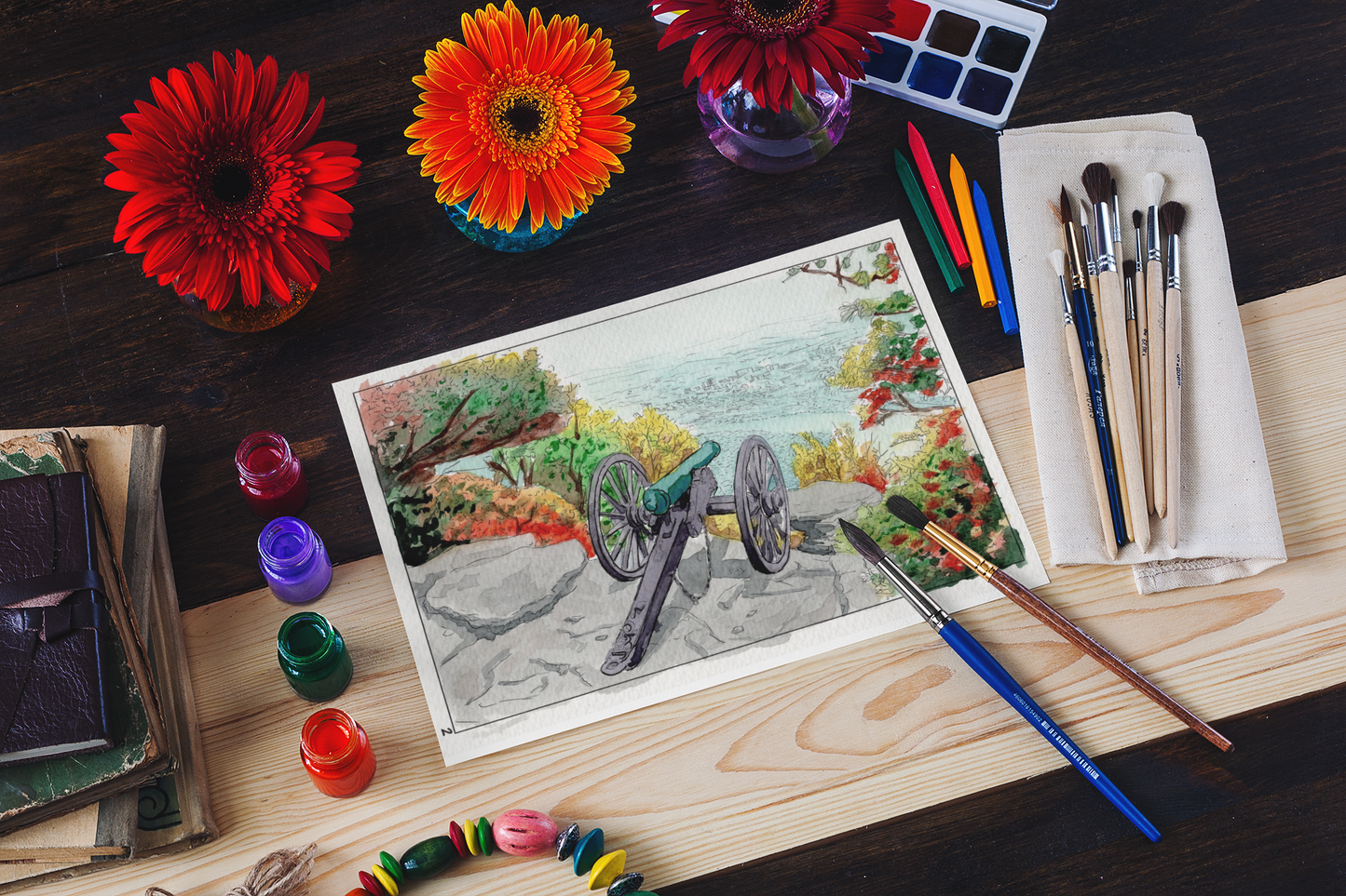 Chattanooga Scenery Watercolor Book – Paint Iconic Landscapes!
