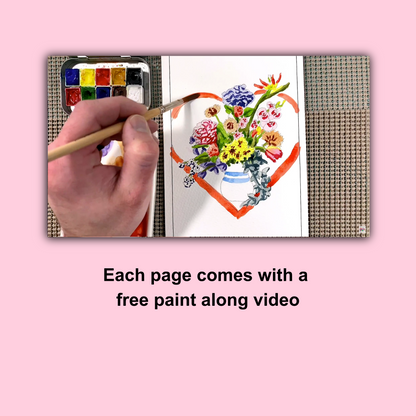 Date Night Watercolor Book – A Creative Couple’s Activity!