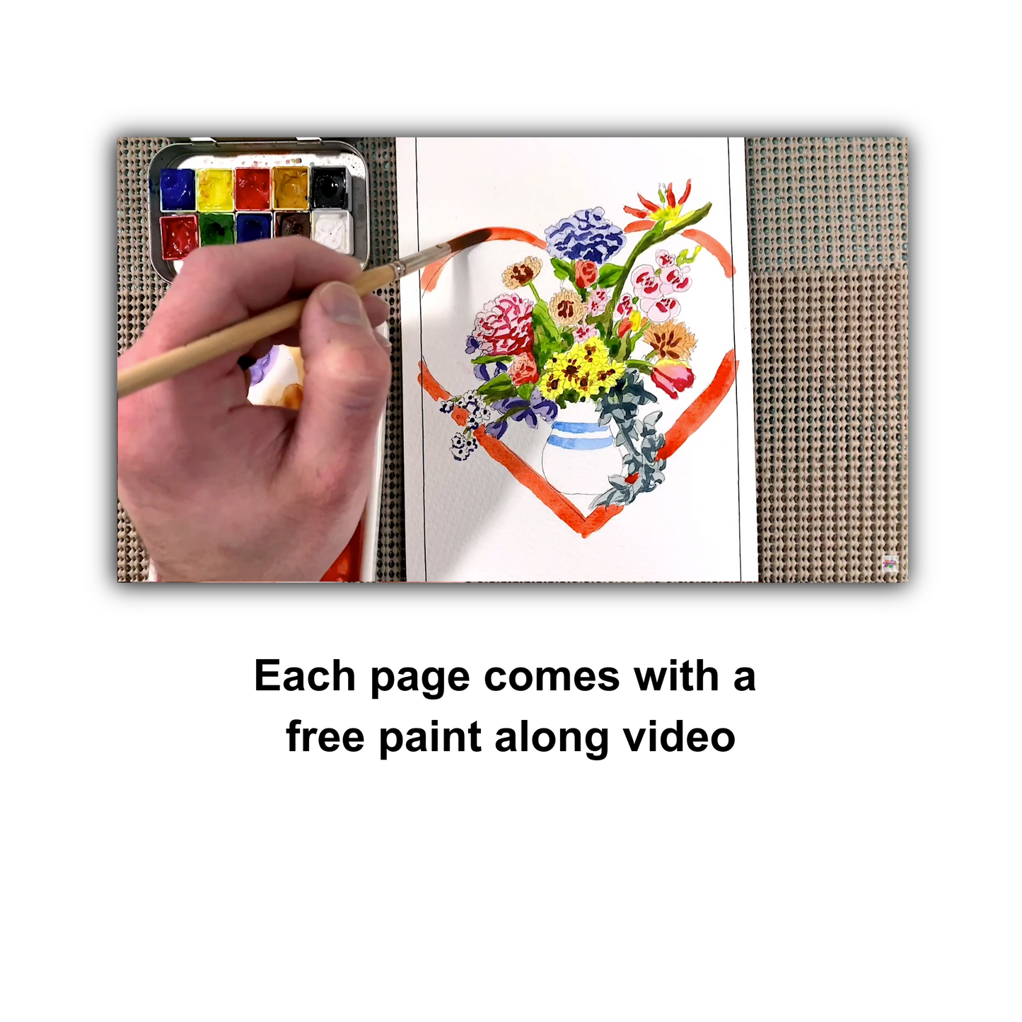 Date Night Watercolor Book – A Creative Couple’s Activity!