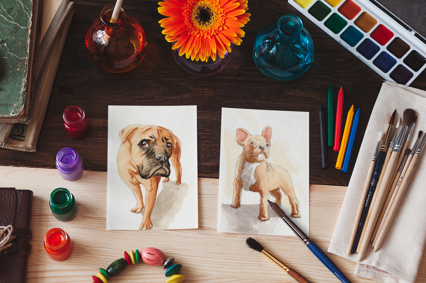 Cute Dog Watercolor Book – Paint Adorable Pups with Ease!