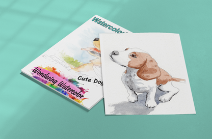 Cute Dog Watercolor Book – Paint Adorable Pups with Ease!