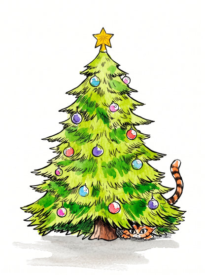 Christmas Watercolor Postcards Set with paint along videos 2026