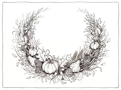 Autumn / Fall Themed Watercolor Postcard set with free paint along videos