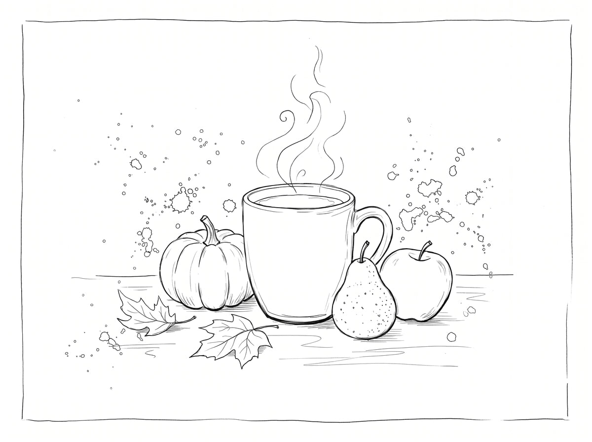 Autumn / Fall Themed Watercolor Postcard set with free paint along videos