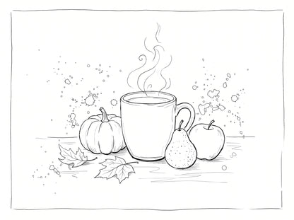 Autumn / Fall Themed Watercolor Postcard set with free paint along videos