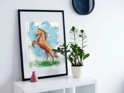 Majestic Horses Watercolor Book - saddle up for a one of a kind painting experience