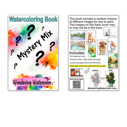 Mystery Pack Watercolor Book – A Surprise Artistic Adventure!