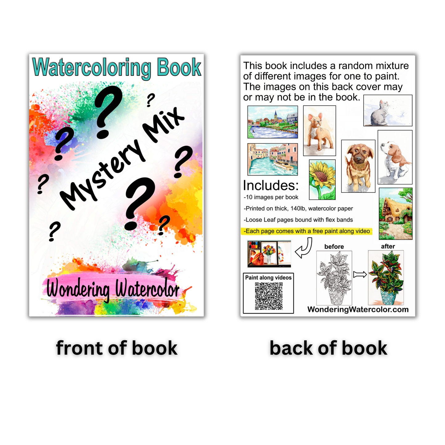 Mystery Pack Watercolor Book – A Surprise Artistic Adventure!