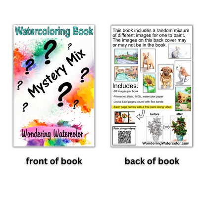 Mystery Pack Watercolor Book – A Surprise Artistic Adventure!