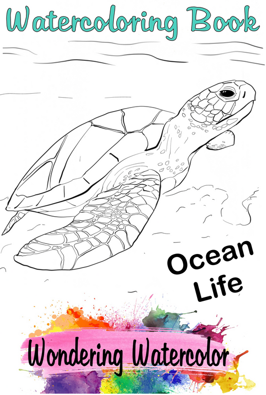 Watercolor Coloring Books – Wondering Watercolor