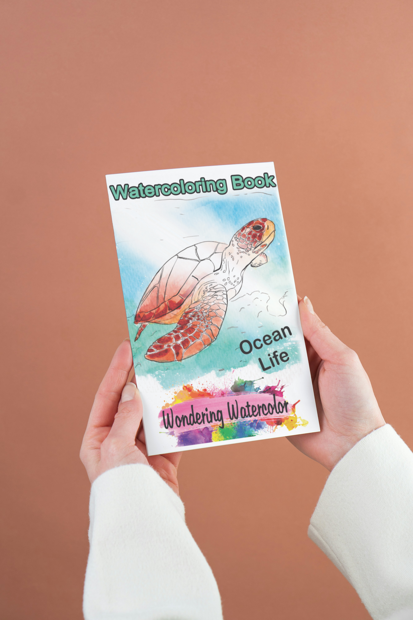 Ocean Life Watercolor Book – Dive into Creativity!