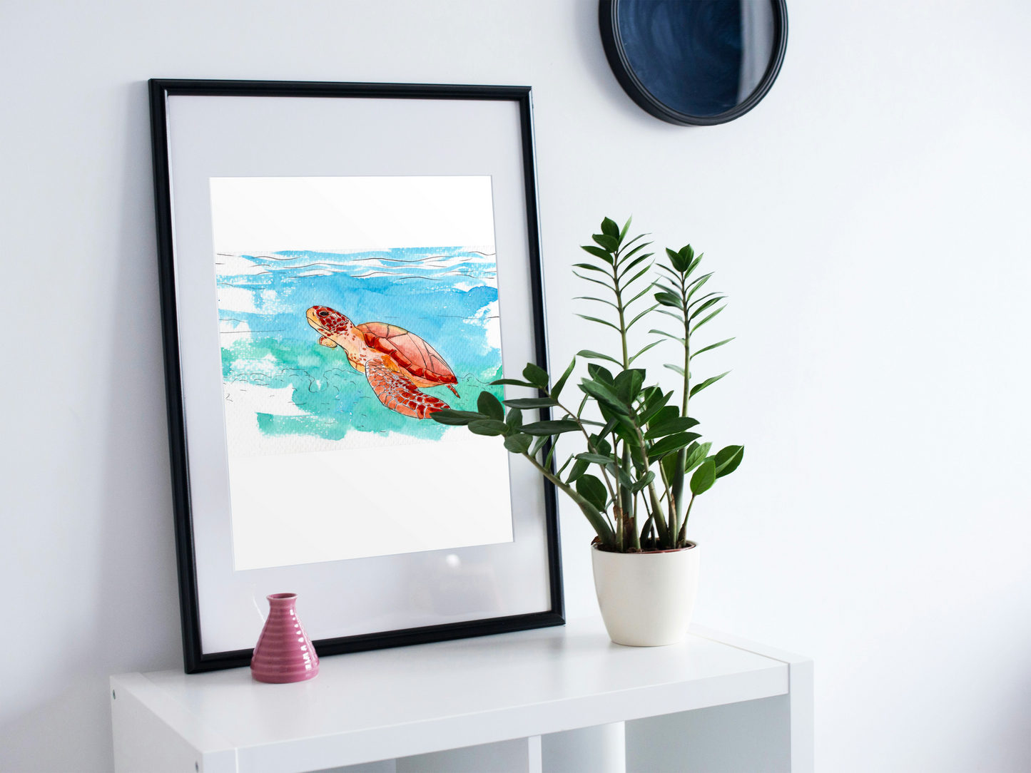 Ocean Life Watercolor Book – Dive into Creativity!
