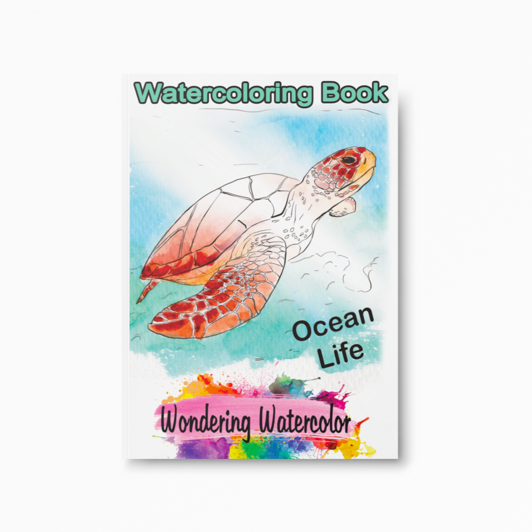 Watercolor Coloring Books – Wondering Watercolor