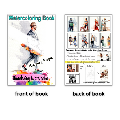 Everyday People Watercolor Book – Handcrafted for Creativity