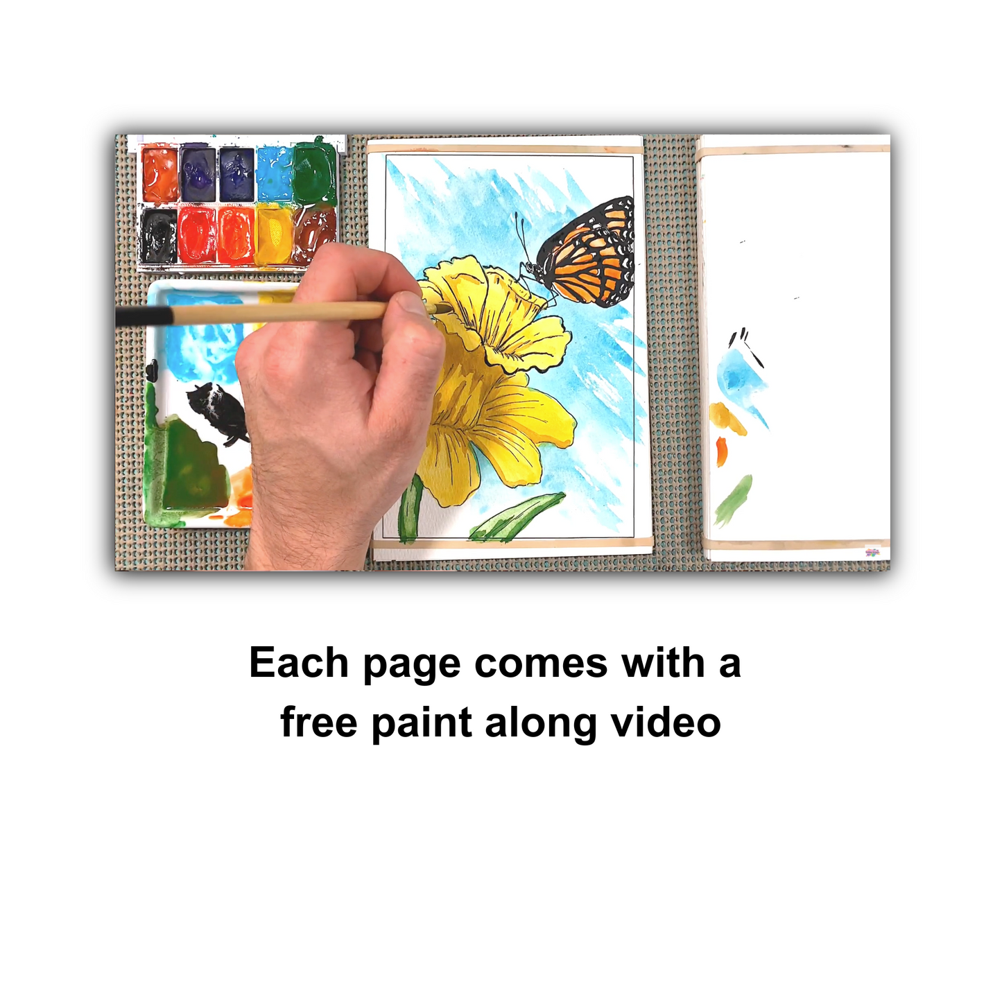 Plants & Flowers Watercolor Book – Let Your Creativity Bloom!
