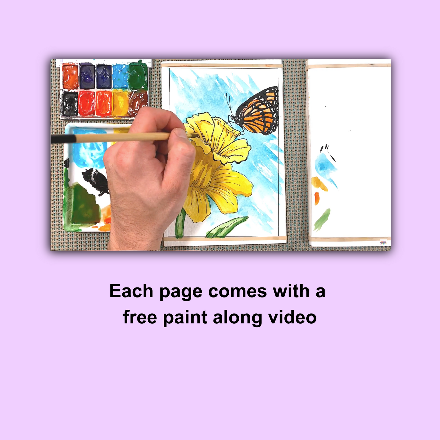 Plants & Flowers Watercolor Book – Let Your Creativity Bloom!