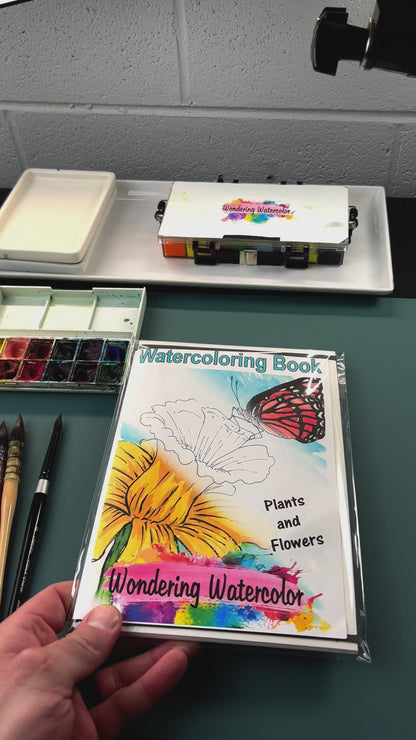 Plants & Flowers Watercolor Book – Let Your Creativity Bloom!