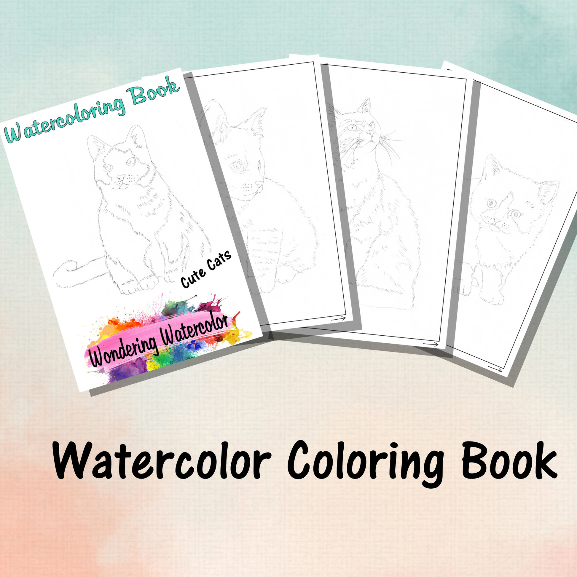 watercolor workbook painting thumbnail image of 3 pages 